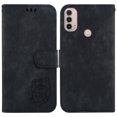 thumbnail image 2 of Compatible with Motorola Moto E20/ E30/ E40 Embossed Cute Tiger Flip Folio Wallet Case Card Pocket Holder Cover, 2 of 5