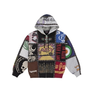 Supreme × MM6 Foil Box Logo Supreme Men's MM6 Maison Margiela Foil Box Logo Hooded Sweatshirt