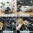 thumbnail image 2 of MJIAexp Jungle Animal Print 8x10 Area Rugs for Living Room, Green Soft Washable Rugs for Bedroom Ultra-Thin Non-Slip Modern Rug, Stain Resistant Rug Carpet for Dining Room, 2 of 6