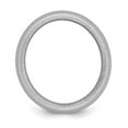thumbnail image 2 of Silicone Silver Metallic 8.7mm Domed Band Size 10 Ring for Women and Men - 1.5 Grams, 2 of 2