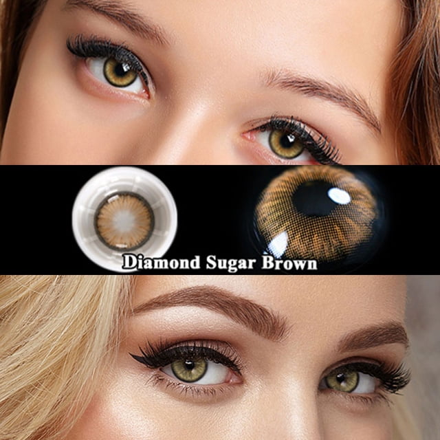 Lentillas graduadas para miopía, lentes dióptricas anuales, serie coreana Gem, Color cosmético, con grado