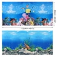 thumbnail image 2 of Unique Bargains Aquarium Background Poster Double-sided Fish Tank Background Decorative Paper Sticker 48.03"x23.62", 2 of 7