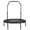 Black, variant on 450 LBS Capacity Foldable Rebounder Trampoline with Adjustable Handle, Fitness Mini Trampoline for Adults, Home Workout, Low Impact Cardio