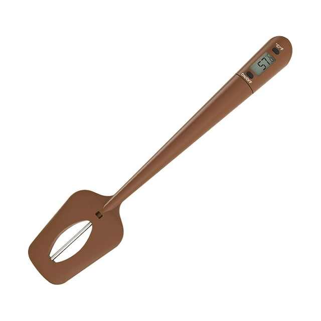 Silicone Candy Spatula Thermometer – Digital Kitchen Thermoscope, Professional Temperature Sensor and Stirrer | Chocolate, Candy, and Meat Cooking Tool, Accurate Heat Measurement for Baking