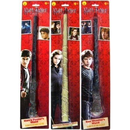 Bundle - 3 items: Harry Potter, Ron Weasley, and Hermione Granger Magic Wands