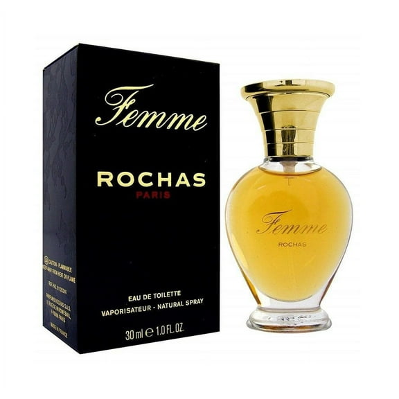 Femme Rochas 1.0 oz EDT spray womens perfume 30 ml NIB