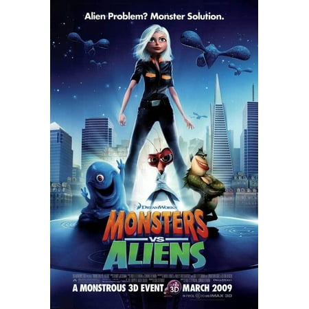 Monsters vs. Aliens POSTER (27x40) (2009) (Style C)