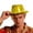 Gold, variant on Shiny Metallic Cowboy Hat for Stage Performance Festival Celebration Themed Party Events One Size Silver