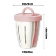 thumbnail image 4 of Xihbxyly Vaso de Fruta, Recipiente Versátil para Ensalada con Escurridor, Vaso para Avena con Tenedor Integrado, Diseño Duradero a Prueba de Fugas, Ideal para El Hogar y El Trabajo, Solución Elegante, 4 of 7