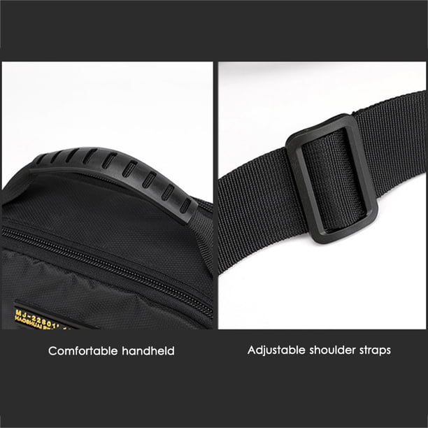 Bolsa De Hombro Bolso de hombro para hombre, bolso de pecho de nailon portátil para senderismo, montañismo (gris) Ndcxsfigh Para Estrenar