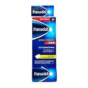 Panadol Extra Strength Pain Reliever, 500 mg, 50 Packets with 2 Caplets Each