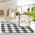 thumbnail image 3 of Lemon Fruit Green Dish Drying Mat Fun Print Quick Dry Large Pad Dish Mat for Kitchen Dishes Counter Mat 18x24 Inch, 3 of 6
