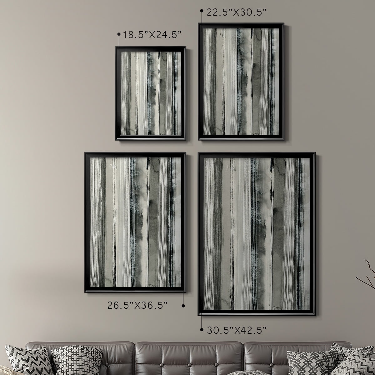 Differing Parallels I Premium Framed Print, in Gold, Black, or Silver - Ready to Hang