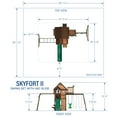 thumbnail image 11 of Backyard Discovery Skyfort II  Cedar Swing Set/PlaySet, 11 of 12