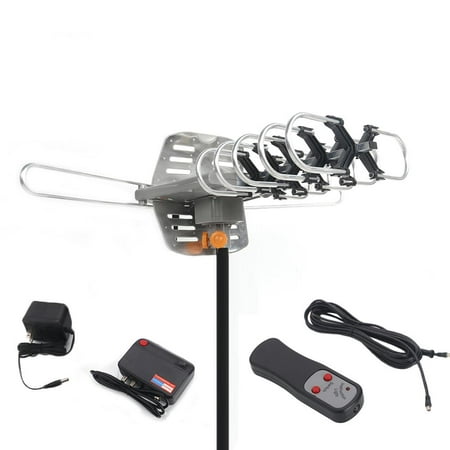 Ktaxon TV Antenna Amplified Long Range Outdoor HD Digital Rotating with RC +