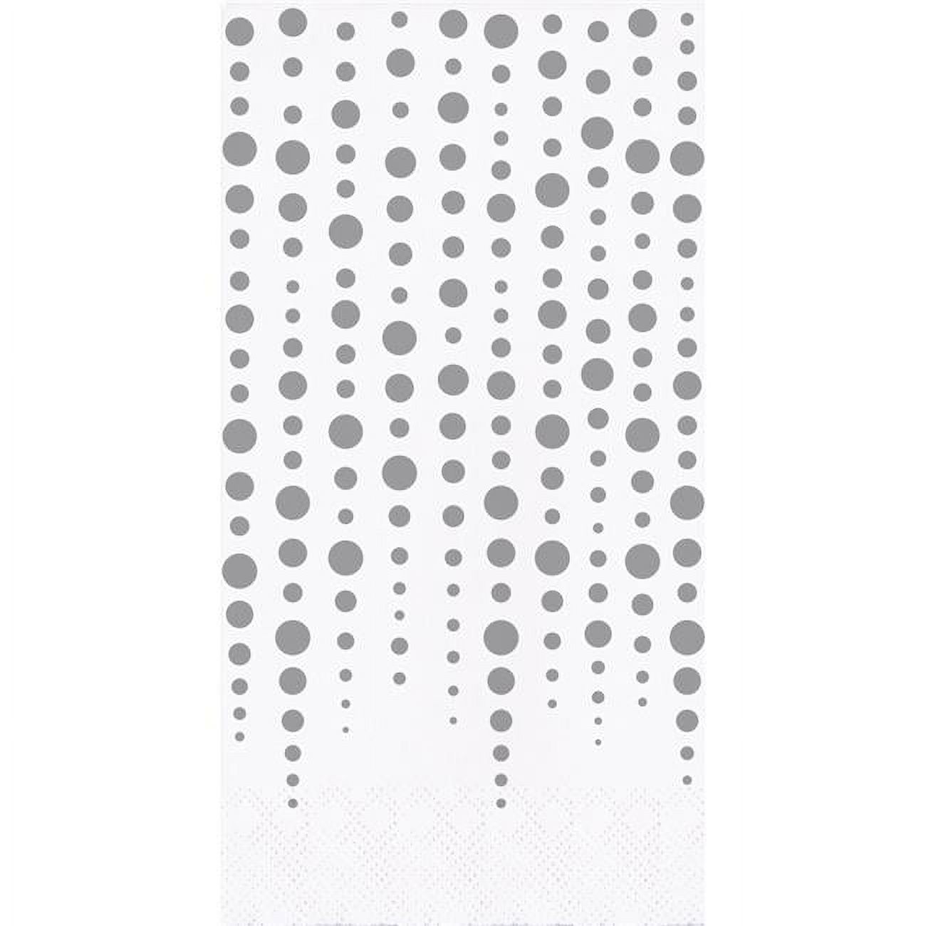 Creative Converting 339895 Silver 25th Anniversary Dinner Napkins, 16 Count