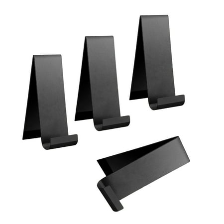 YIEMEEN 4 Pcs Metal Pamphlet Organizers Vertical Stand for Magazine Storage Solution