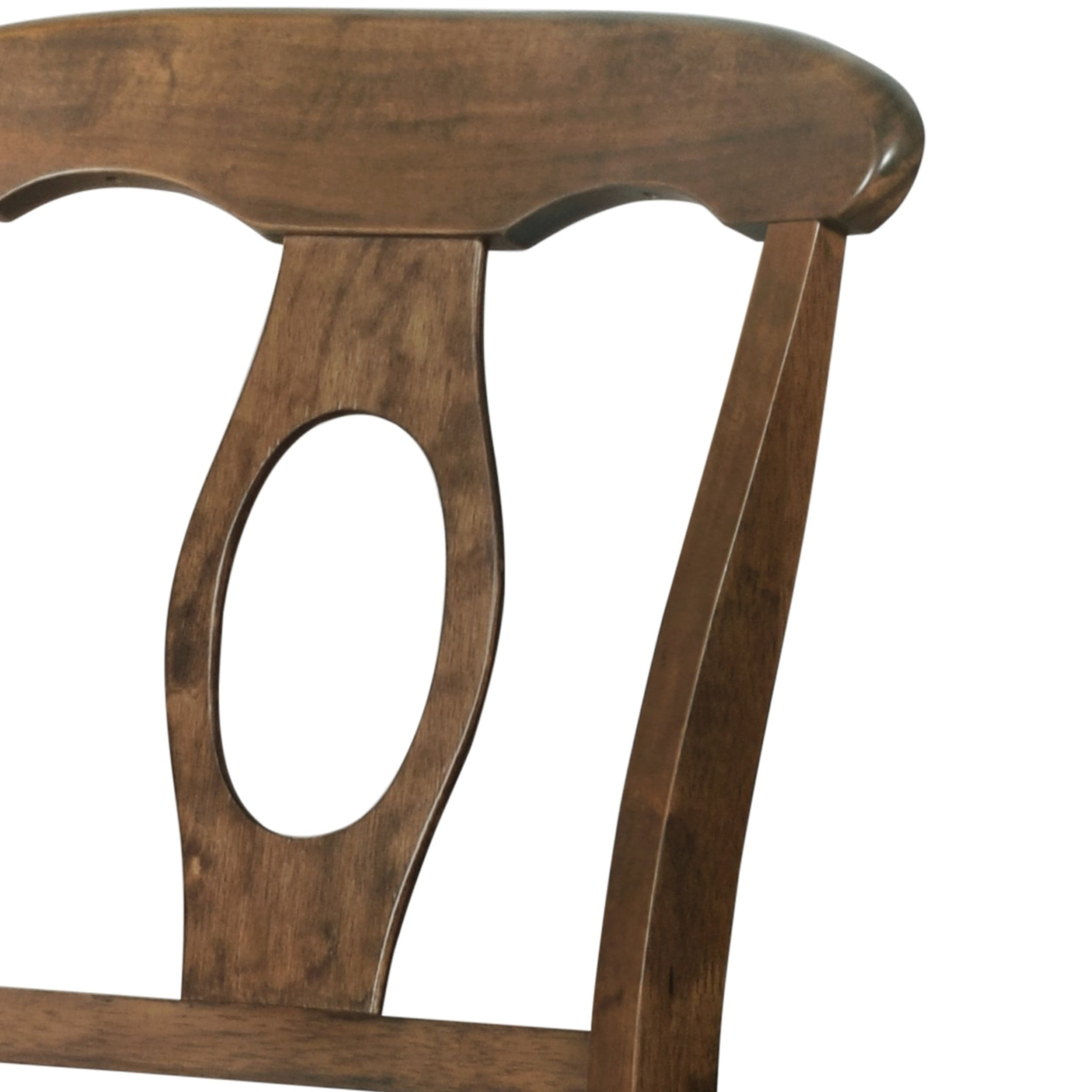 Home Design Olivia Dining Chair, Set of 4, Cushioned Seat, Mid-Century Modern Style, Gray/Brown