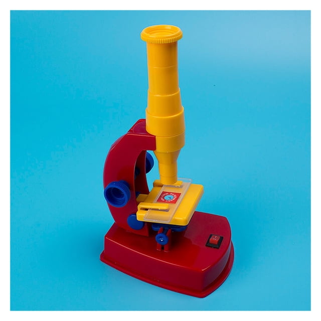 DIY Self-Assembly Educational 150X Microscope, Kids & Students Science Education Optical Toy Model ,Widely Used