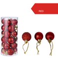 thumbnail image 3 of 24Pcs 30mm Christmas  Tree Ball Bauble Hanging Home Party Ornament Decor, 3 of 3