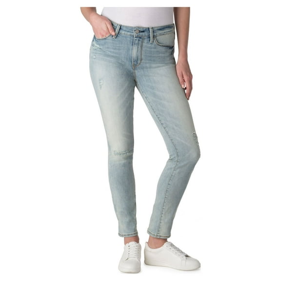 Signature high rise slim jeans