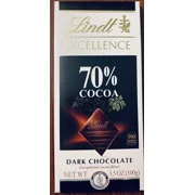 Lindt Dark Chocolate 70% Cocoa EXCELLENCE Bar 3.5 oz Exceptional Flavor - 1 Bar