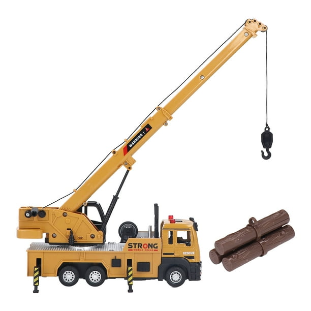 Kids Crane Truck, Alloy Kids Play Cranes Children Play Vehicle Toy For Boys  Girls Holiday Gift
