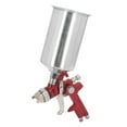 thumbnail image 3 of Pistola pulverizadora de aire, atomización fina, aleación de aluminio, ligera, modos de presión ajustable, pulverizador de pintura de aire de 600 ml, 3 of 14