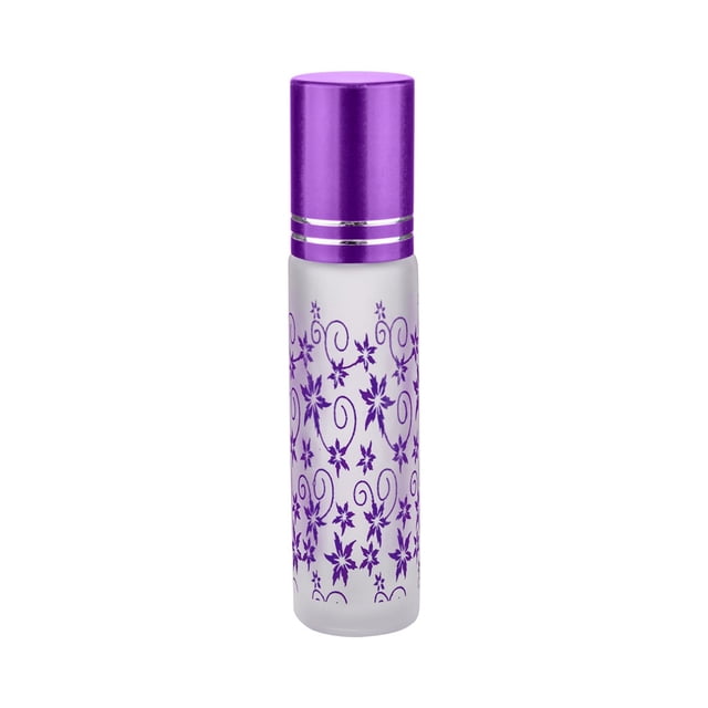 WIFKLSIIPG Refillable Essential oil Bottle 10 ml Glass Roll-on Bottles with Roller Ball