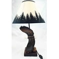thumbnail image 4 of Wings Of Pride Bald Eagle Soaring Desktop 20" Tall Table Lamp Patriotic Home Decor, 4 of 7