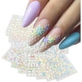 thumbnail image 2 of AVOKA Mini Flower Nail Art Stickers Colorful Daisy Nail Art Stickers for Nail Extension(30 SHEETS), 2 of 4