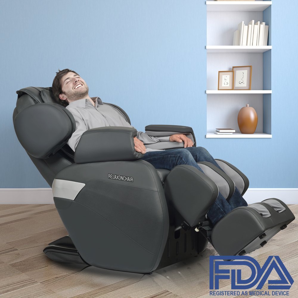 RELAXONCHAIR Full Body Massage Chair, MK-II PLUS - Charcoal (Gray) - image 4 of 8