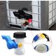 thumbnail image 1 of Adaptador de tanque de agua IBC, válvula de mariposa, grifo de tanque IBC Adaptador universal Conector de manguera de válvula de repuesto para tanque de agua IBC para el hogar y el jardín ZefeiWu 8390611297480, 1 of 1