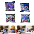 thumbnail image 1 of 4 Uds Funda de Almohada de Navidad Funda de Almohada Funda de Luz LED Hogar Sala de Estar Soledad Funda de almohada, 1 of 10