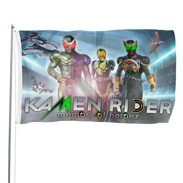 Kamen Rider Bandera impresa con temática, regalo perfecto para fanáticos, amigos y familiares, y adecuada para actividades al aire libre e interiores, decoraciones de fiesta. 120*180CM
