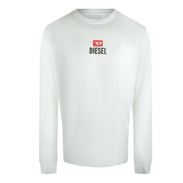 Diesel Adult New D Logo Long-Sleeved T-Shirt