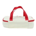 thumbnail image 4 of Unique Bargains 1 Pc Durable Thickened Lunch Bag Beige Red, 4 of 5