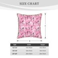 thumbnail image 4 of Fotbe Cartoon Poodle Dog Pattern Velvet Decorative Throw Pillow Covers with Elegant Piping, Soft Plush Cushion Cover for Sofa, Bed, Car, Office-20"x20", 4 of 8