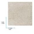 thumbnail image 5 of Livabliss Area Rugs for Living Room, 9ft Round Angora Modern Oatmeal Square Rug, Bedroom Dining Room Home Decor Stain Resistant Carpet (7'10" x 7'10"), 5 of 7