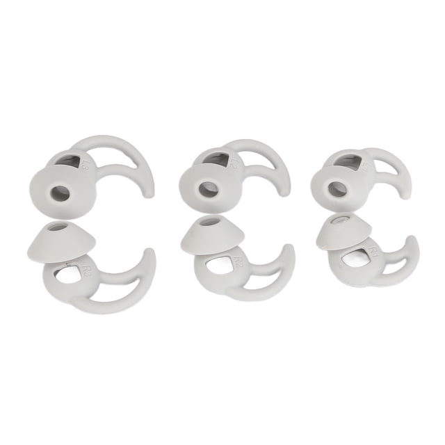 Consejos De Reemplazo De Auriculares, 3 Conjuntos Reducción De Ruido Auriculares Suaves Ganchos De Silicona Consejos De La Oreja De Silicona Reemplazo De Auriculares Deportivos