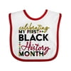 Inktastic Celebrating My First Black History Month- for Kids Boys or Girls Baby Bib