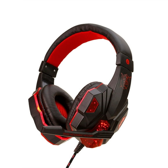 Yeacher SY830MV Wired Computer Gaming Headphones Over-ear Game Headset with Microphone AUX+USB Port Control for PC