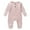 Pink, variant on Odeerbi Toddler Boys Girls Clothes Infant Newborn Baby Ribbed Solid Bodysuits with Elastic Pants Outfits Set Black