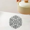thumbnail image 3 of Cheapark Snowflake Geometric Dining Table Mats - Heat-Insulating Hollow-Out Saucer Bowl Mats for Christmas Kitchen Decor, 3 of 6