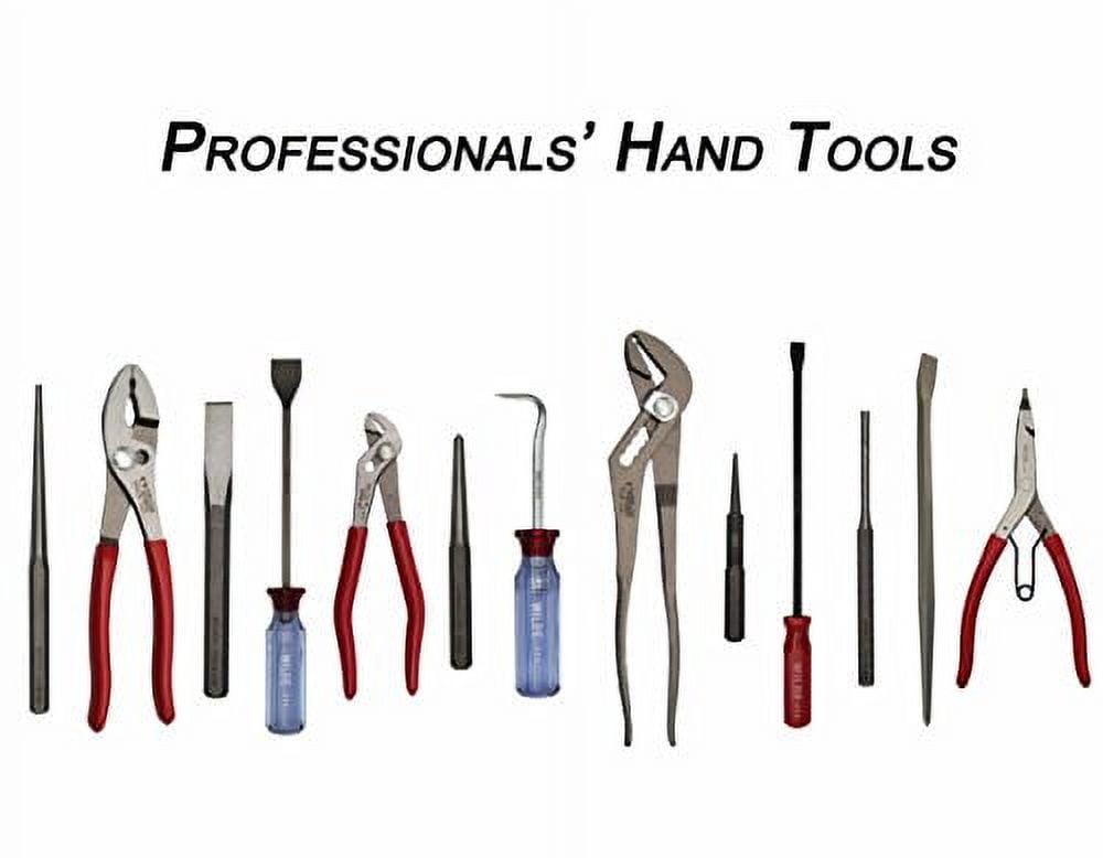 Wilde Tool K 5.Np/Vp 5-Piece Punch & Chisel Set Natural Finish-Vinyl Pouch