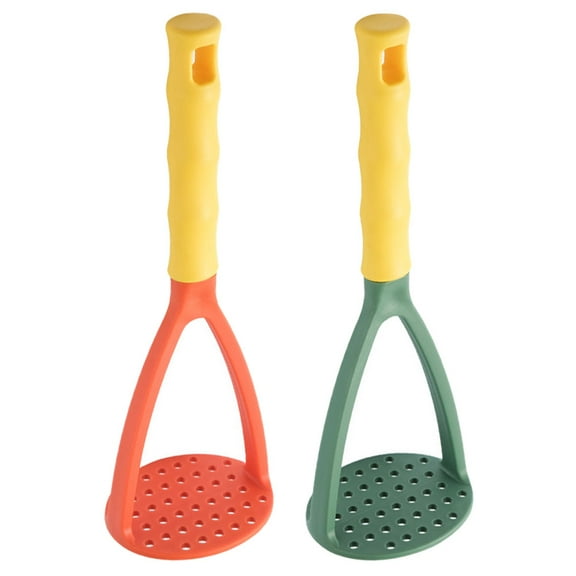 FOMIYES Manual Potato Masher 2Pcs Kitchen Tools For Small Food Mashing