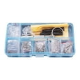 thumbnail image 2 of Kits de reparación de gafas, 500 microtornillos que incluyen almohadillas para la nariz, kits de reparación de gafas con caja de tornillos compacta, 2 of 8
