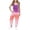Hot Pink, variant on Girls Summer Long Jumpsuits Casual Tie Dye Gradient Print Sleeveless V Neck Spaghetti Strappy Rompers Loose Overall Pants with Big Pockets Kids Outfit Clothes Blue 7-8 Years