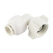 1 Pc, Sharkbite Quick Connect Push To Connect 1/2 In. Ptc X 3/4 In. D Female Swivel Female Elbow