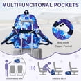 thumbnail image 4 of AoDai Three-piece schoolbag set for teenagers, middle school student backpack, lightweight and durable, casual outdoor backpack, 4 of 8